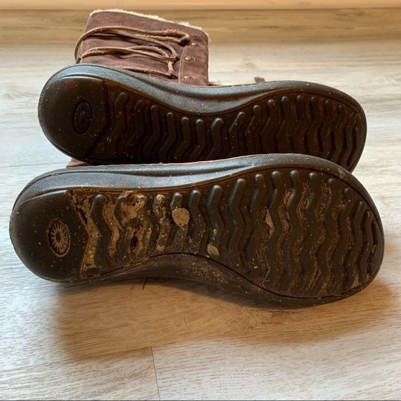 Ugg Australia Surfcat Shearling Tall Suede Boots S/N 5158, Size 8 - Picture 3 of 4